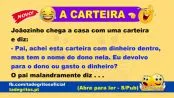 ANEDOTA: JOÃOZINHO ACHA UMA CARTEIRA