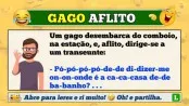 ANEDOTA: UM GAGO AFLITO...