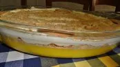 Doce de pudim e bolacha que se desfaz na boca e fica delicioso