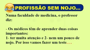 ANEDOTA: PROFISSÃO SEM NOJO...
